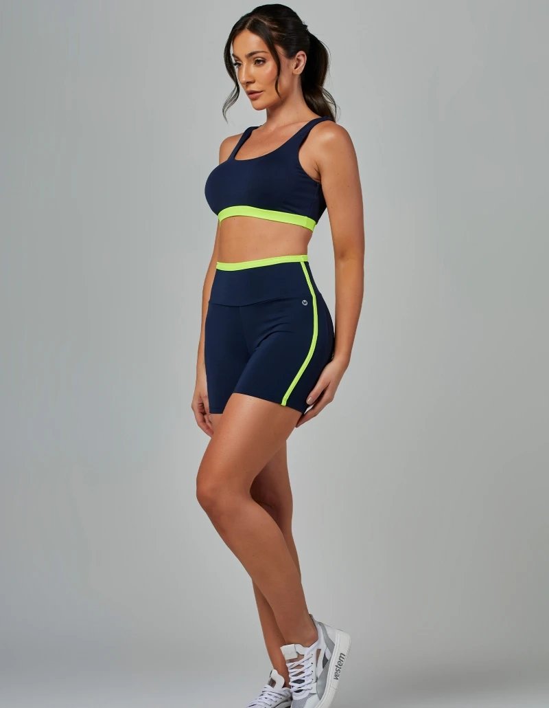 Vestem - Shorts Bicolor Vivid Marinho Escuridão - SH721.V26.C0173