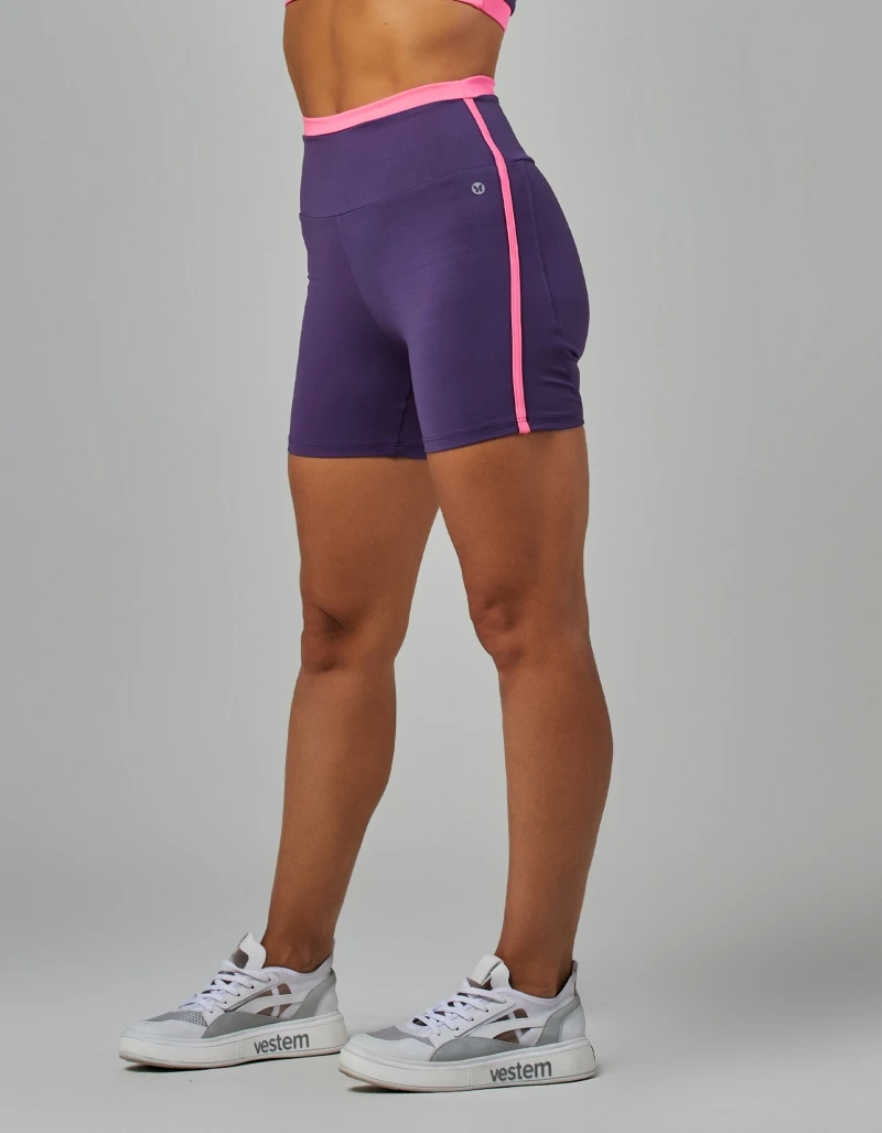 Vestem - Two-Tone Vivid Amethyst Purple Shorts - SH721.V26.C0515