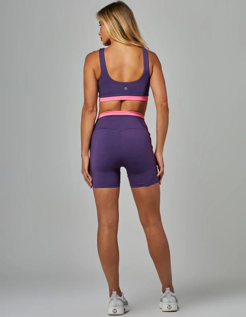 Vestem - Two-Tone Vivid Amethyst Purple Shorts - SH721.V26.C0515