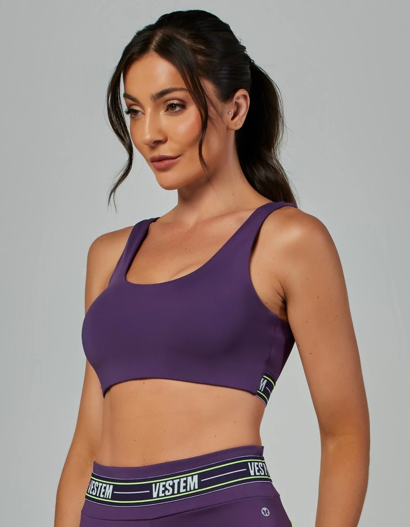 Vestem - High Support Elastic Impulse Top in Amethyst Purple - TOP1188.V26.C0515