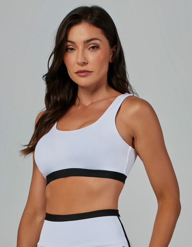 Vestem - Vivid White Two-Tone Medium Support Top - TOP1189.V26.C0001