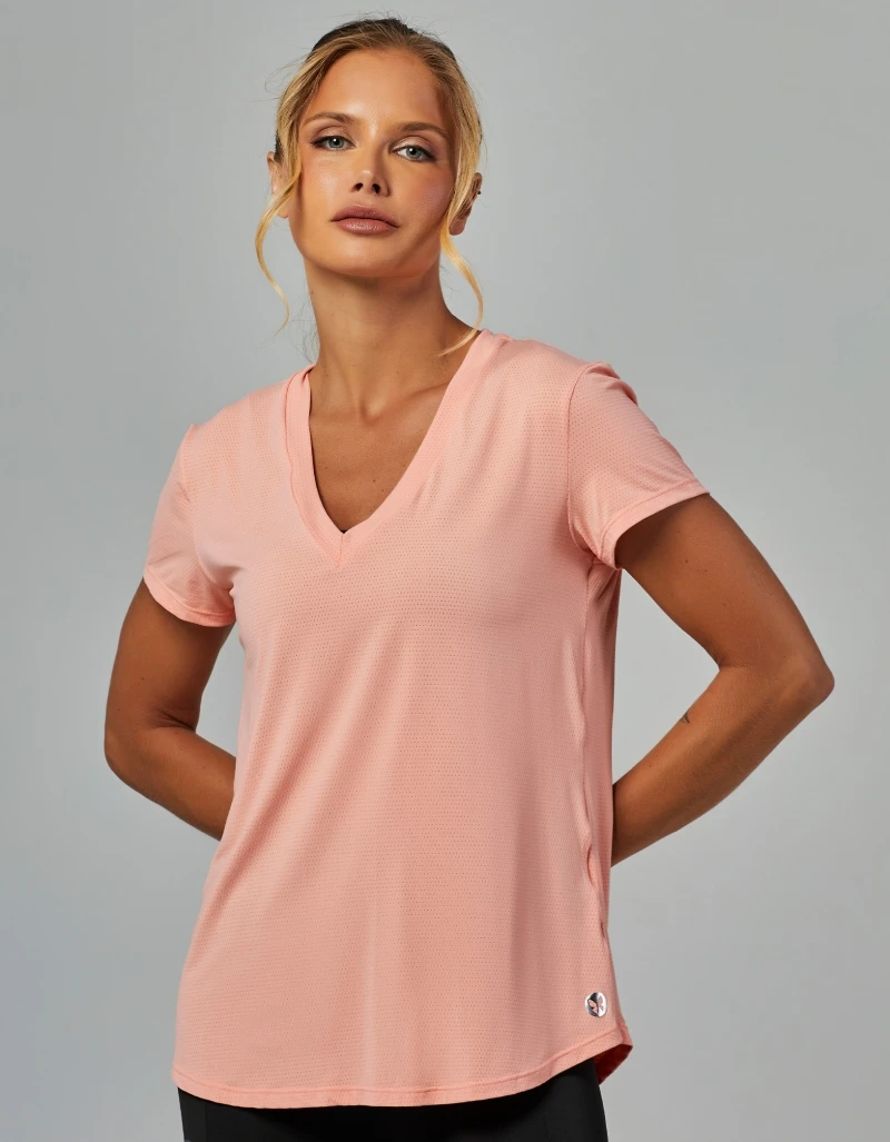 Vestem - Janice Coralina Dry Fit Short Sleeve Shirt - BMC31.ESS.C0528