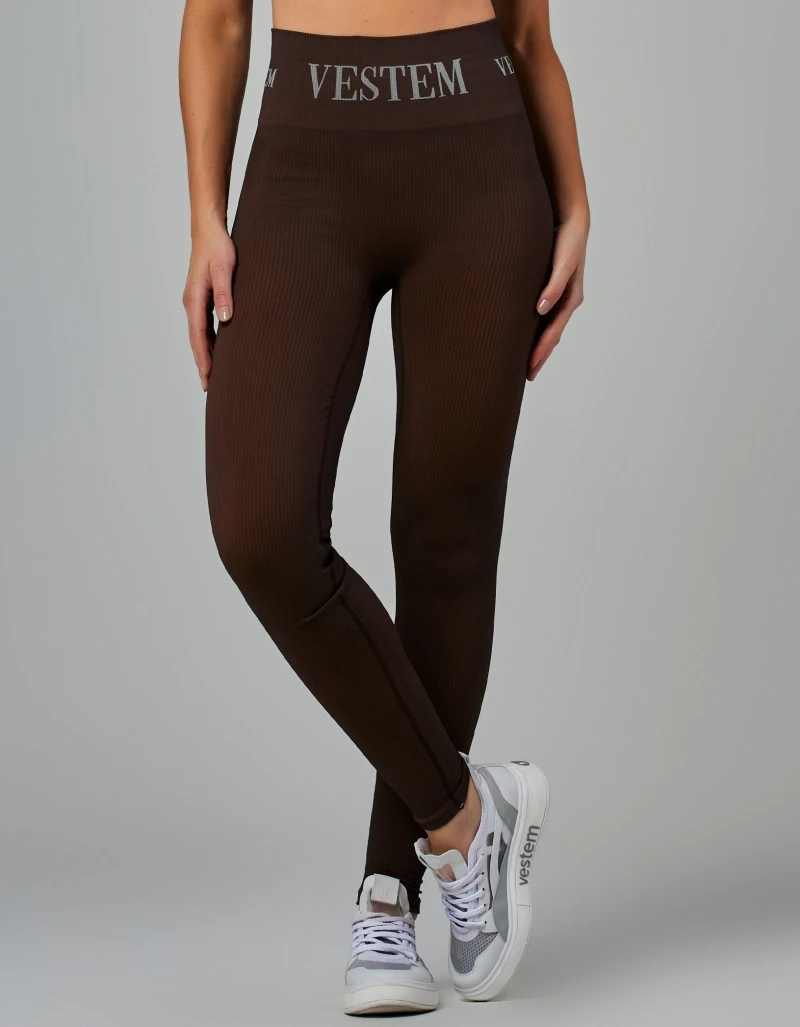 Vestem - Seamless Elis Brown Coffee Legging - FS1357.V26.C0601