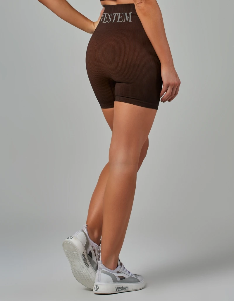 Vestem - Shorts Seamless Elis Marrom Coffee - SH577.V26.C0601