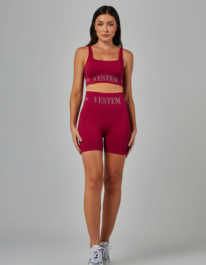 Vestem - Shorts Seamless Elis Vermelho Desejo - SH577.V26.C0608