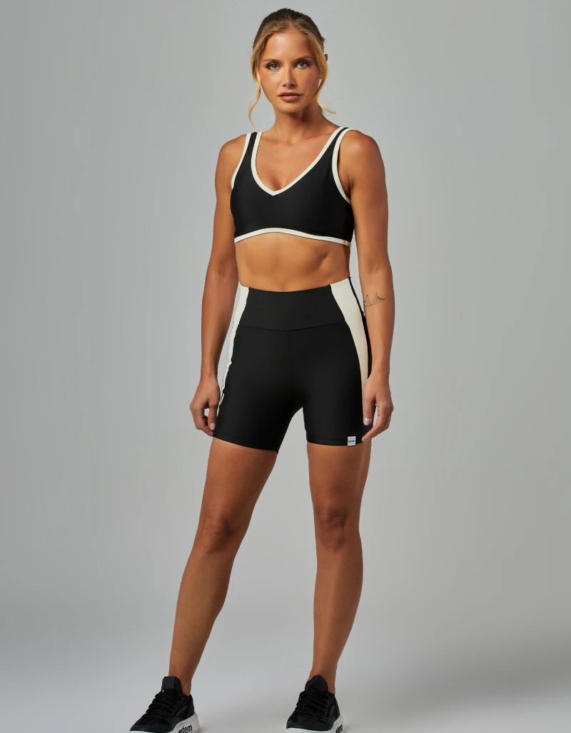 Vestem - Shorts Bicolor Wellness Preto - SH717.V26.C0002