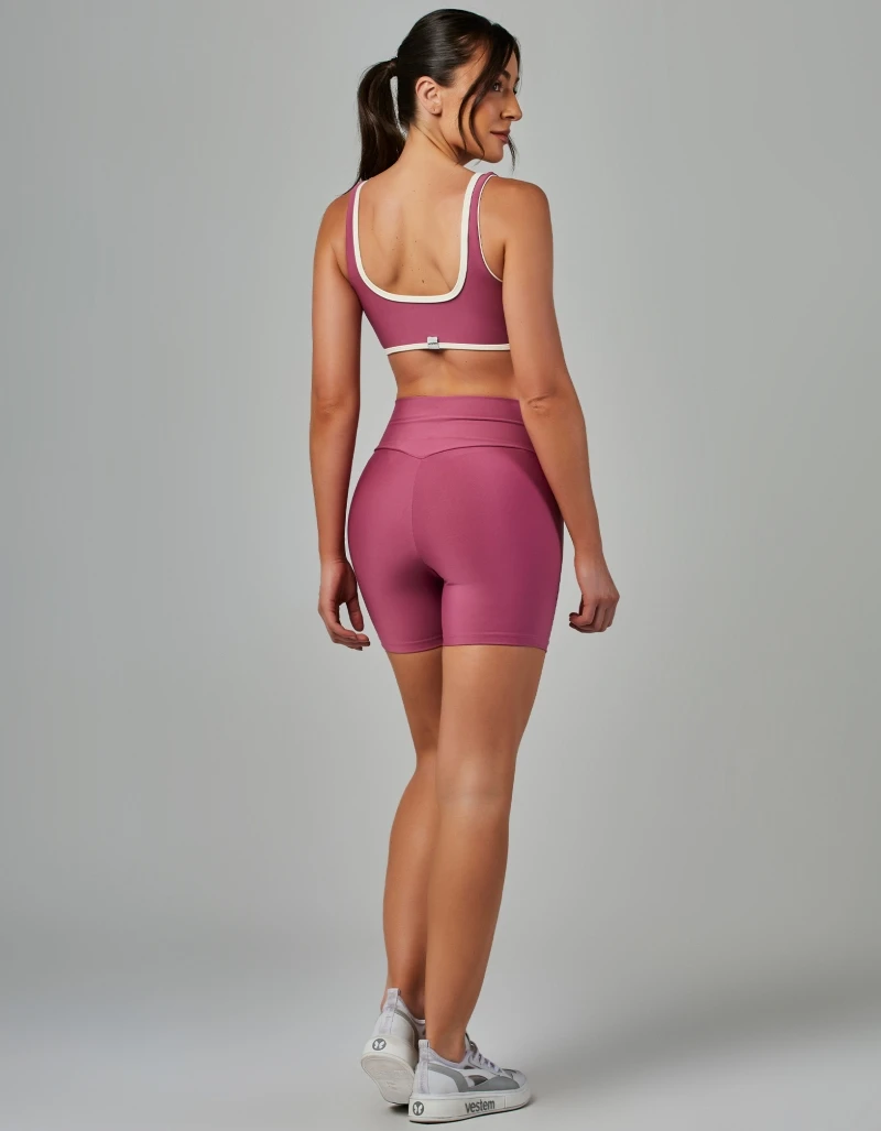 Vestem - Bicolor Wellness Rose Lotus Shorts - SH717.V26.C0602