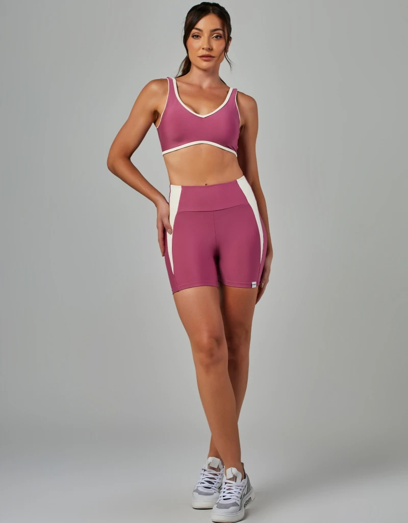 Vestem - Bicolor Wellness Rose Lotus Shorts - SH717.V26.C0602