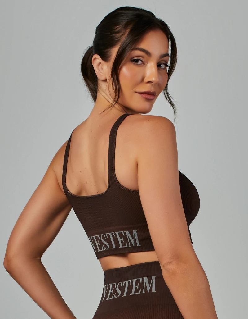 Vestem - Top Seamless Elis Marrom Coffee - TOP997.V26.C0601