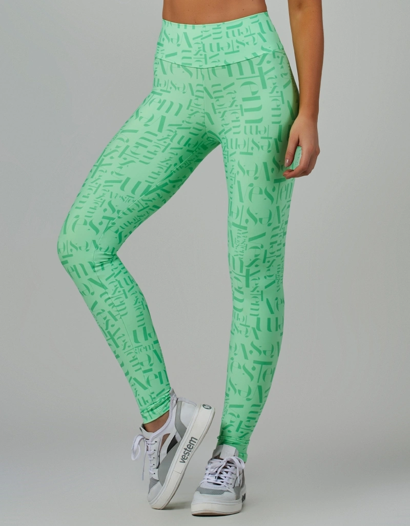 Vestem - Legging Fuso Myst Vestem Verde Fresh - FS1372.ESS.E1339.V26