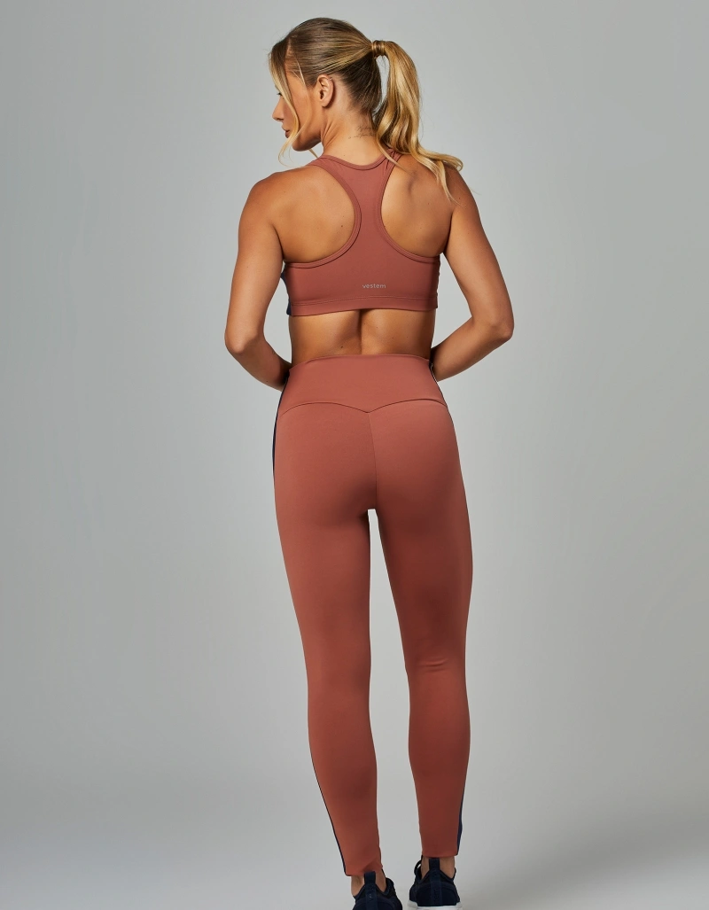 Vestem - Legging Fuso Tricolor Force Marrom Bronze - FS1542.V26.C0284