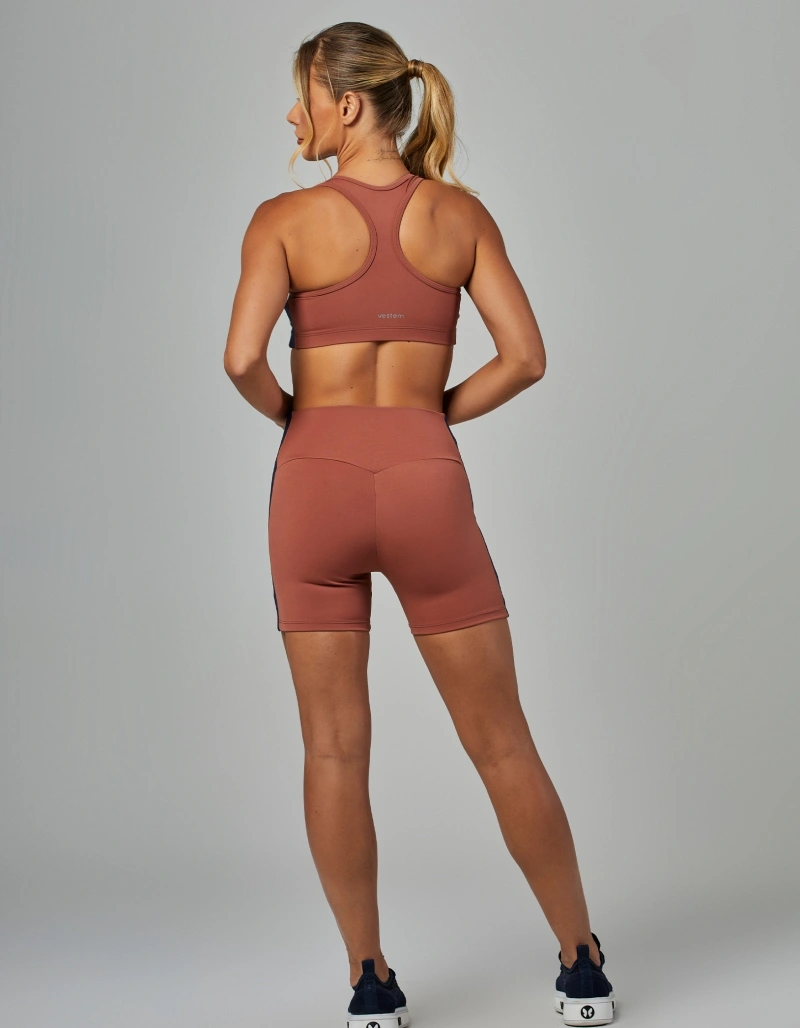 Vestem - Shorts Tricolor Force Marrom Bronze - SH724.V26.C0284