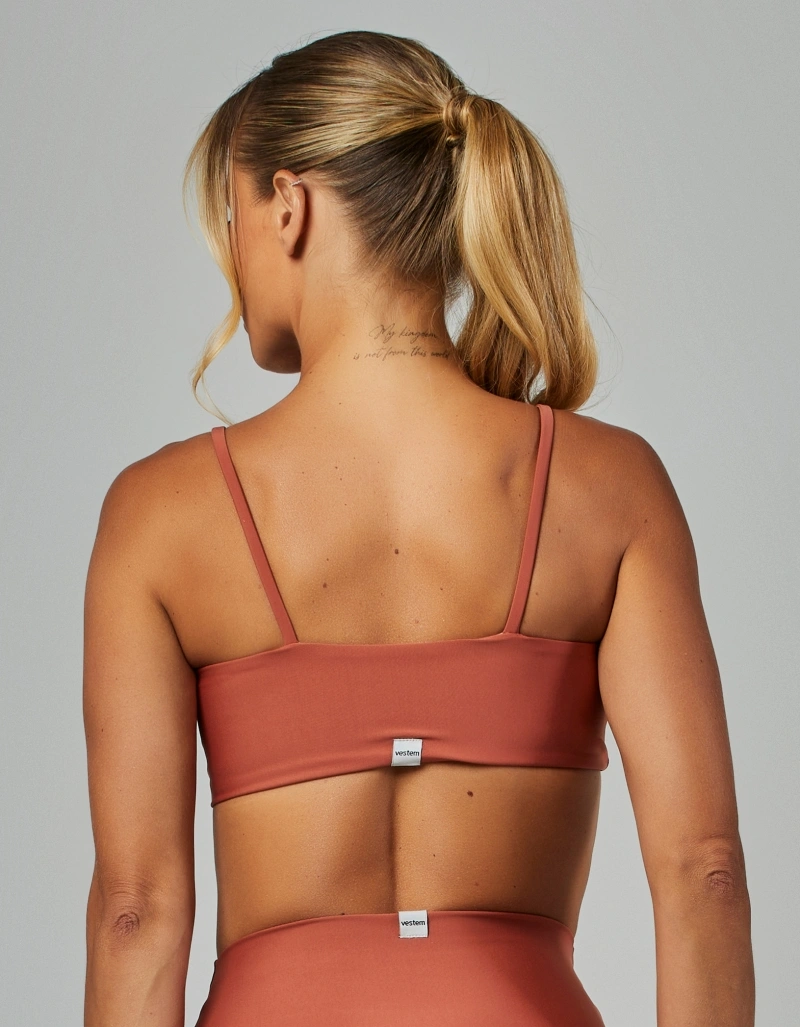 Vestem - Top Médio Sustentação Embaixadoras Marrom Noz - TOP1154.ESS.C0616