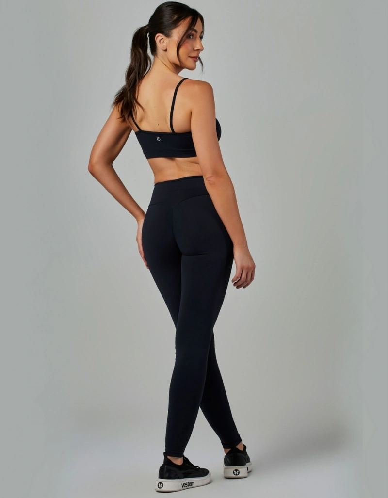 Vestem - Top Leve Sustentação Magic Preto - TOP1192.V26.C0002