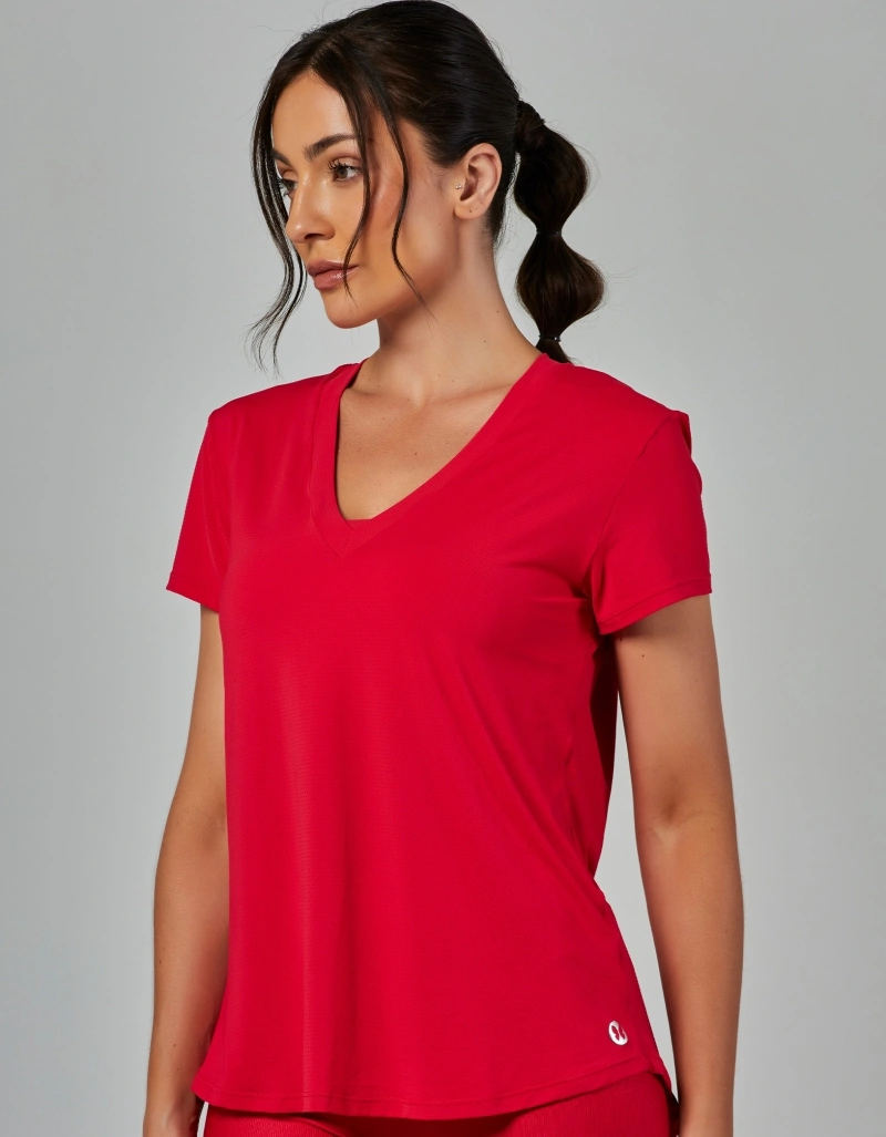 Vestem - Blusa Manga Curta Dry Fit Janice Magenta - BMC31.ESS.C0401