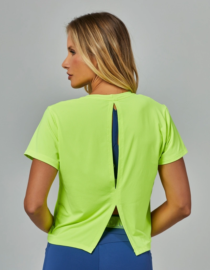 Vestem - Short-Sleeved Dry Fit Shirt, Neon Yellow Charm - BMC816.V26.C0009