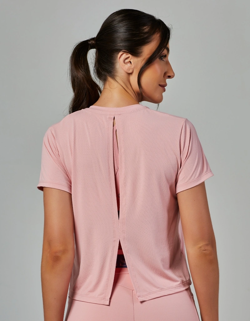 Vestem - Short-Sleeved Dry Fit Shirt Charming Pink Romance - BMC816.V26.C0243