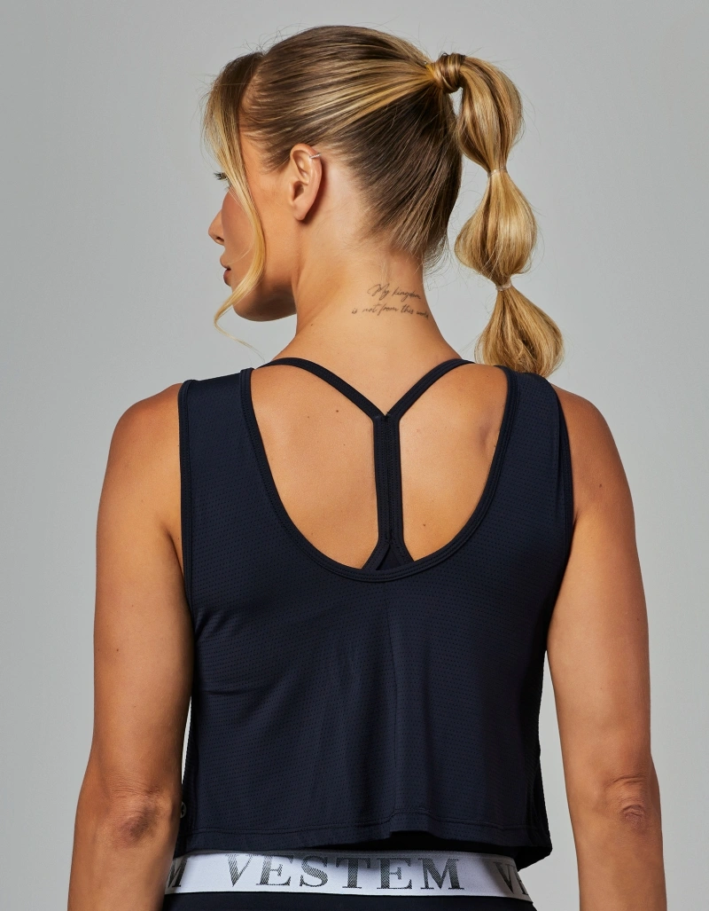 Vestem - Tank Shirt Dry Fit Bliss Black - REG832.V26.C0002