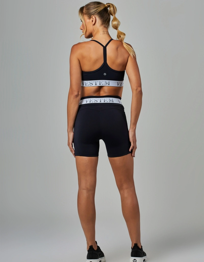 Vestem - Black Bliss Shorts with Pockets - SH742.V26.C0002