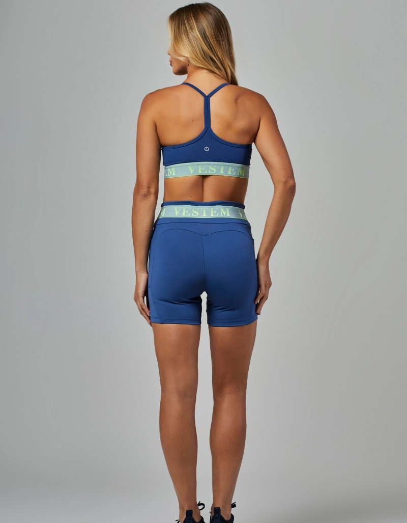 Vestem - Bliss Blue Denim Shorts with Pockets - SH742.V26.C0257