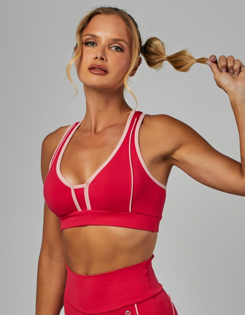 Vestem - Top Alta Sustentação Bicolor Encanto Magenta - TOP1191.V26.C0401