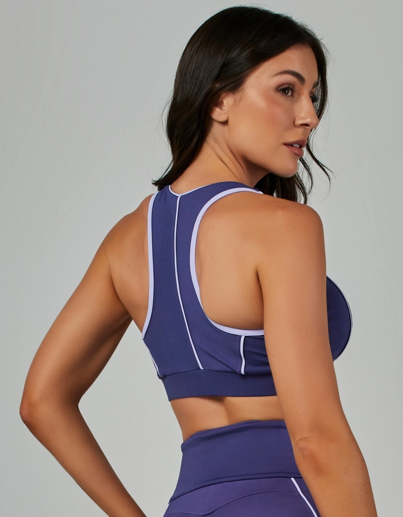 Vestem - Top High Support Bicolor Charm Neptune Blue - TOP1191.V26.C0530