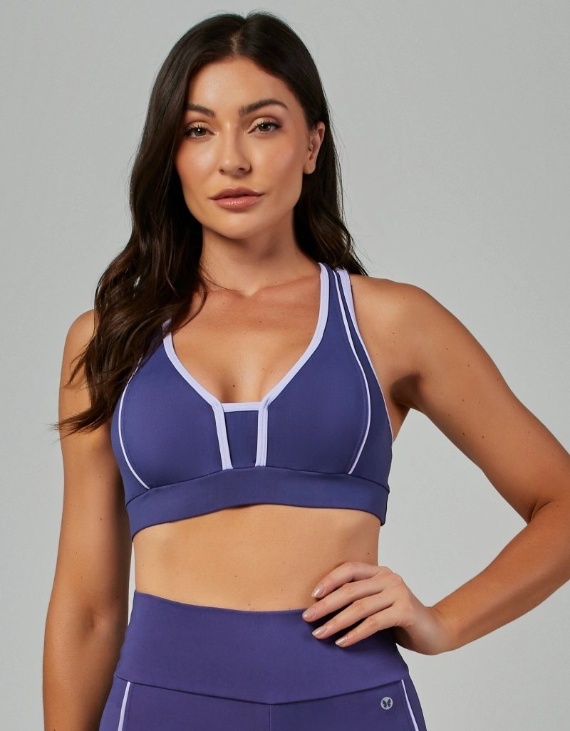 Vestem - Top High Support Bicolor Charm Neptune Blue - TOP1191.V26.C0530