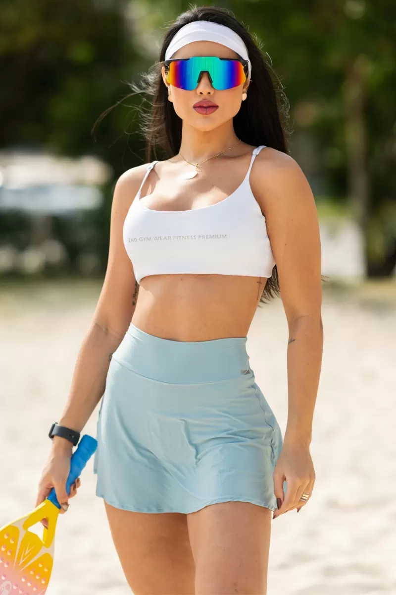 ZNG - Beach Sun Blue Short Skirt - SHO256