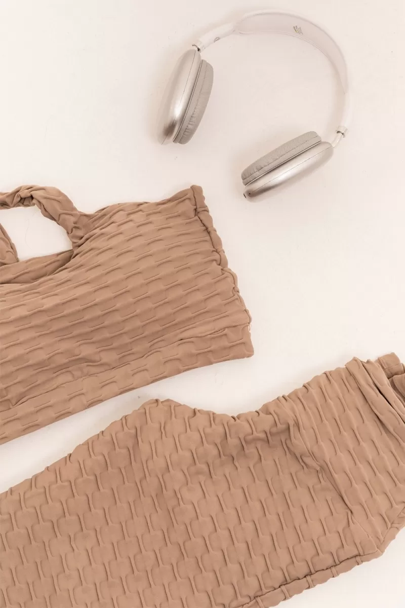 ZNG - LEGGING BROCADA KAKI - CIG858