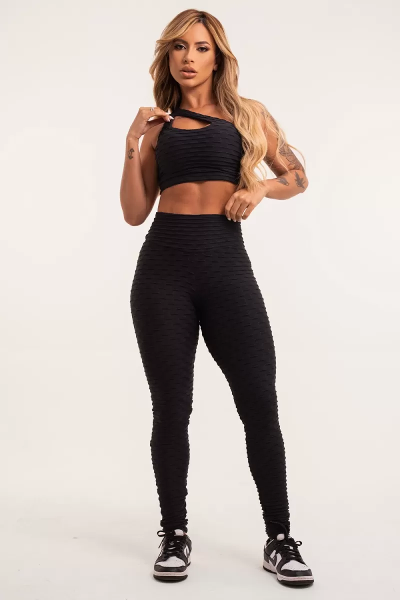 ZNG - LEGGING BROCADA BLACK - CIG859