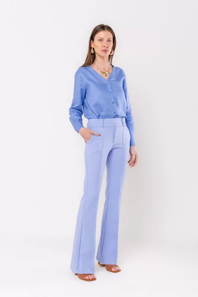 Hidrogênio - PINK LIGHT BLUE STRAIGHT PANTS - 20283078
