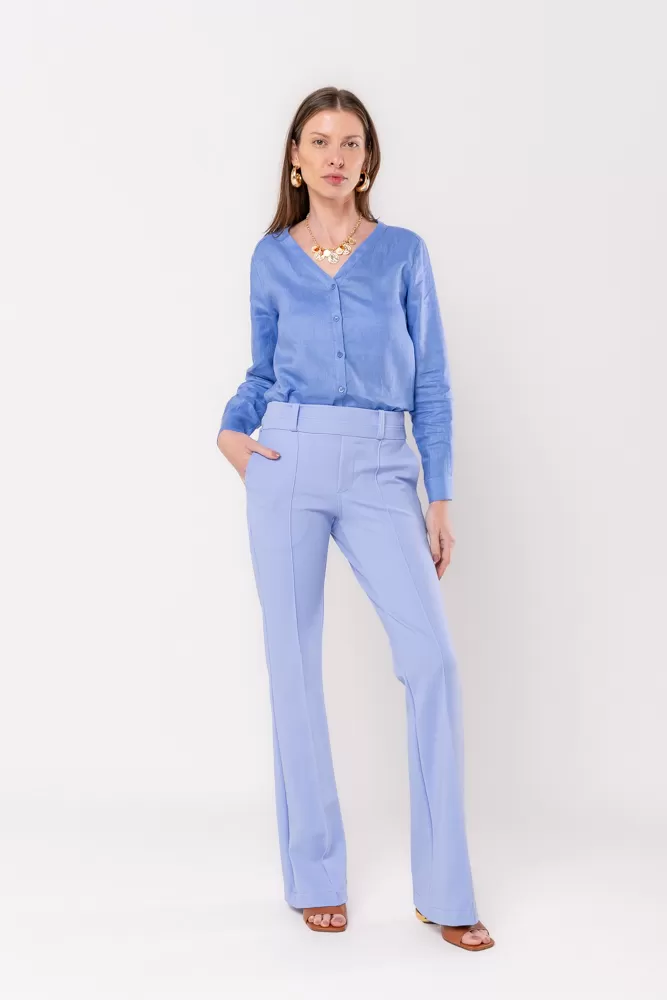 Hidrogênio - PINK LIGHT BLUE STRAIGHT PANTS - 20283078