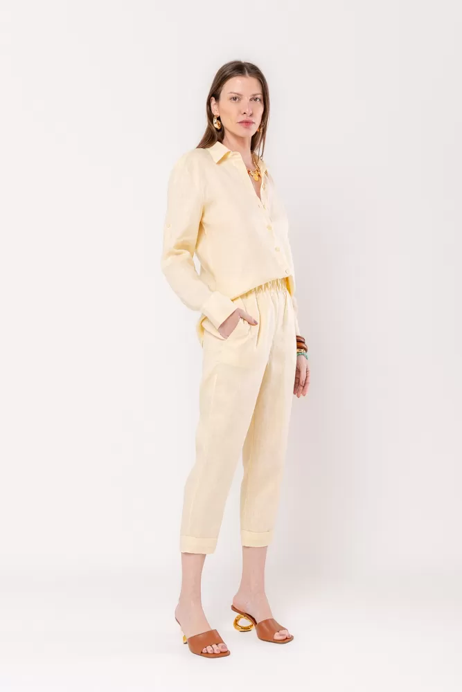 Hidrogênio - CAMISA DE LINHO 100% TERRA - 19875332