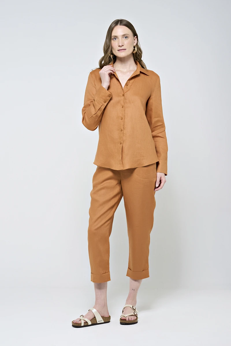 Hidrogênio - 100% GUARANA LINEN SHIRT - 19875573