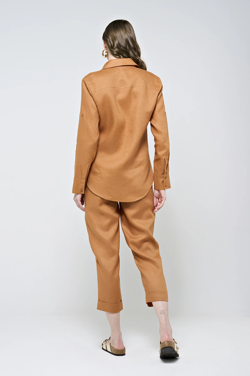 Hidrogênio - 100% GUARANA LINEN SHIRT - 19875573