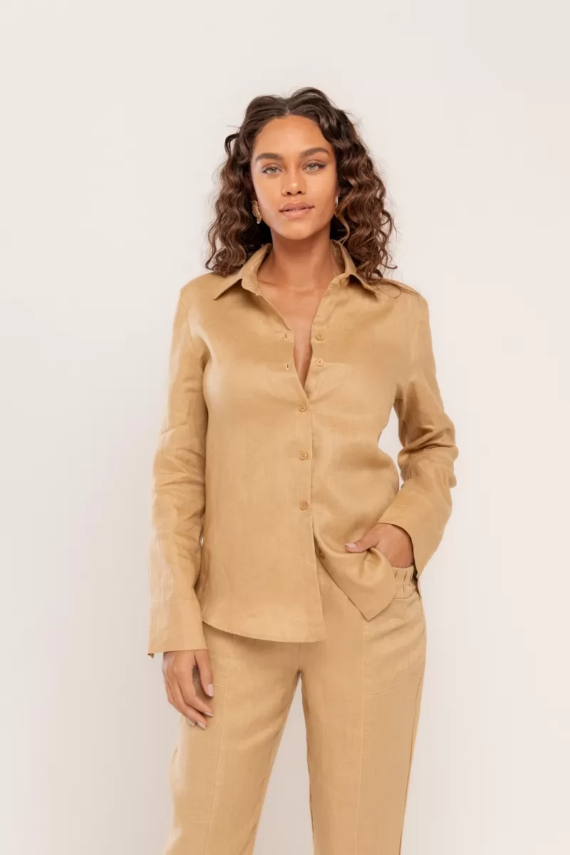 Hidrogênio - 100% KANGAROO LINEN SHIRT - 19875580