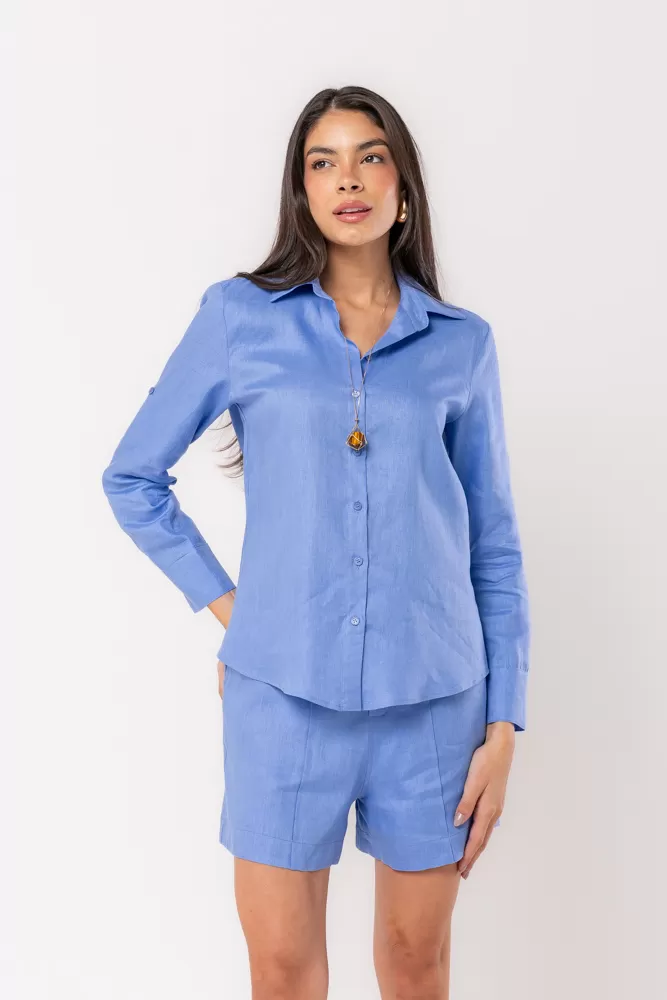 Hidrogênio - CAMISA DE LINHO 100% PACIFIC - 19875581