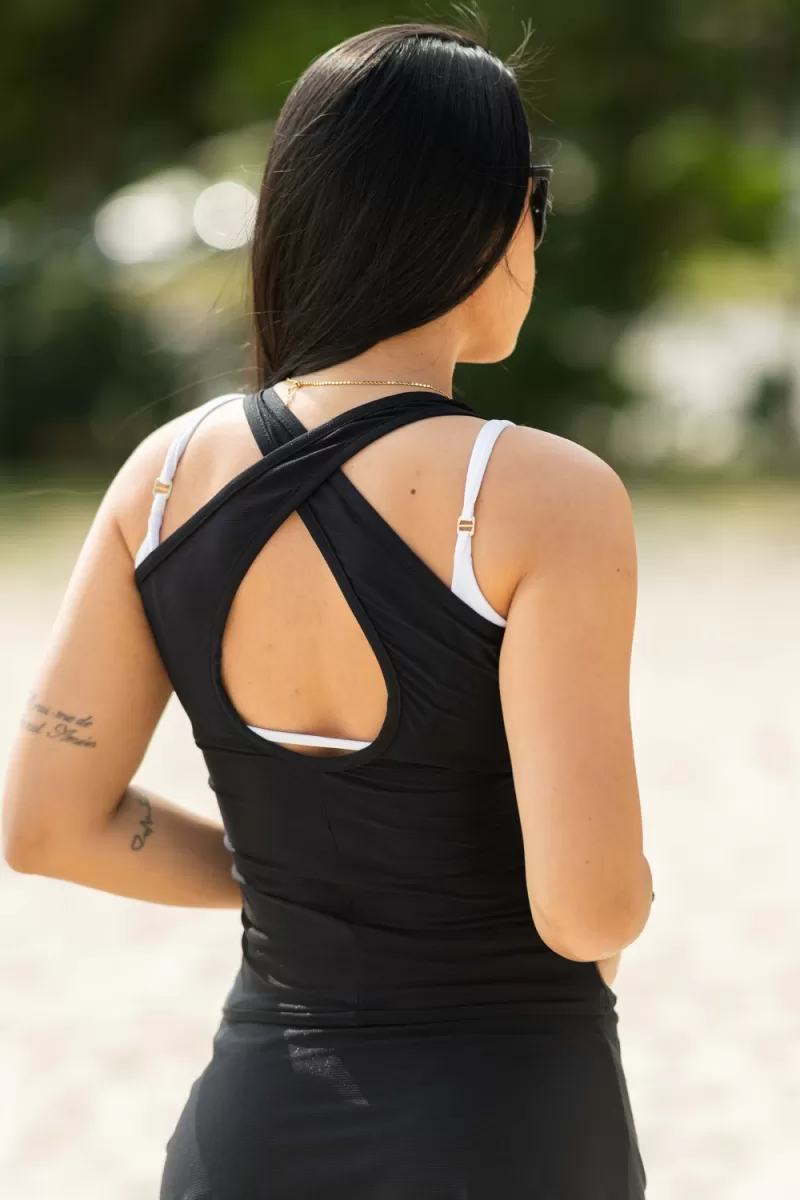 ZNG - BEACH SUN BLACK BLOUSE - BLU311