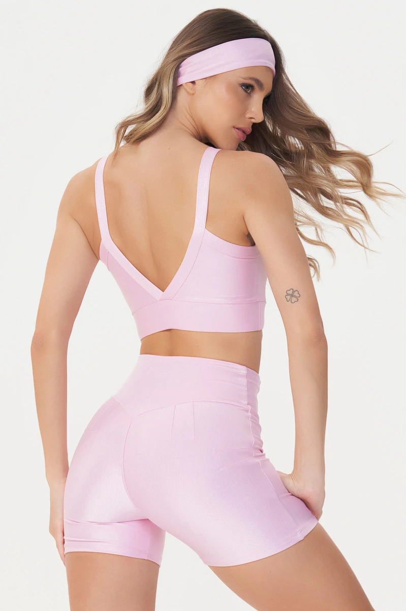 Lets Gym - Bright Calm Rose Top - 2141BCRS