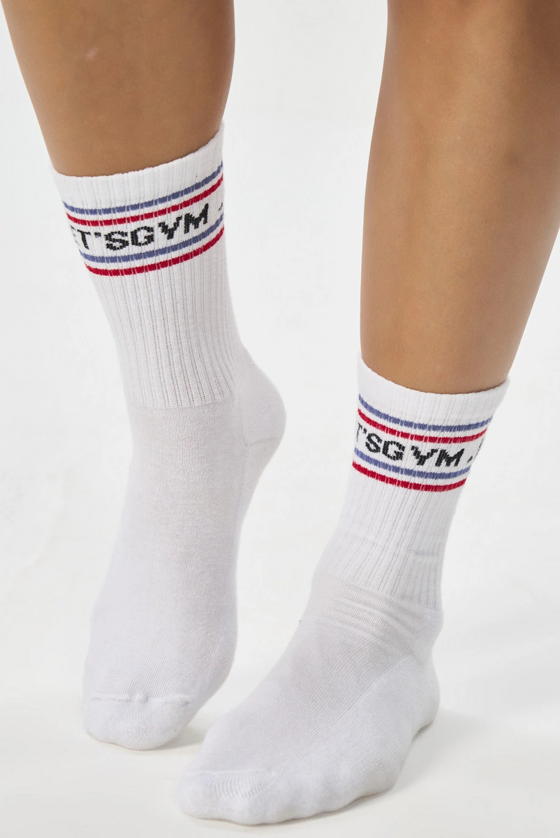 Lets Gym - Meia Letsgym Branco - 2879BR
