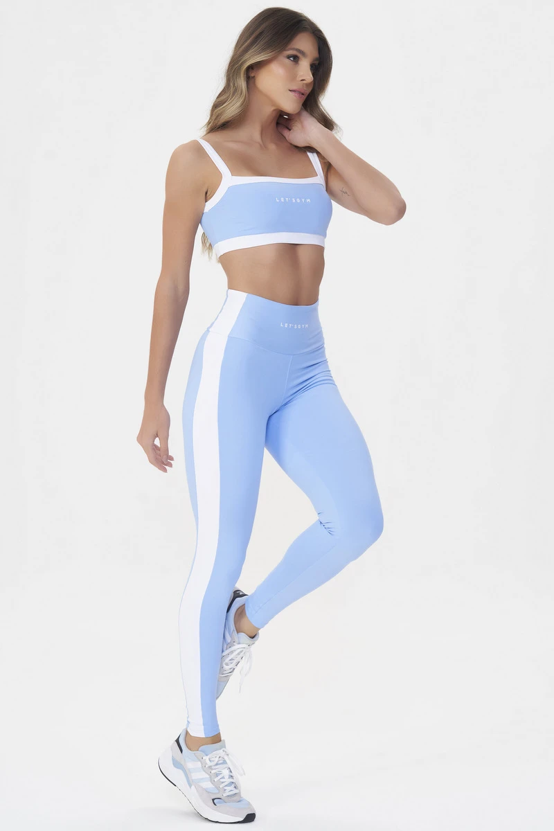 Lets Gym - Light Blue Tunning Top - 2890AZC
