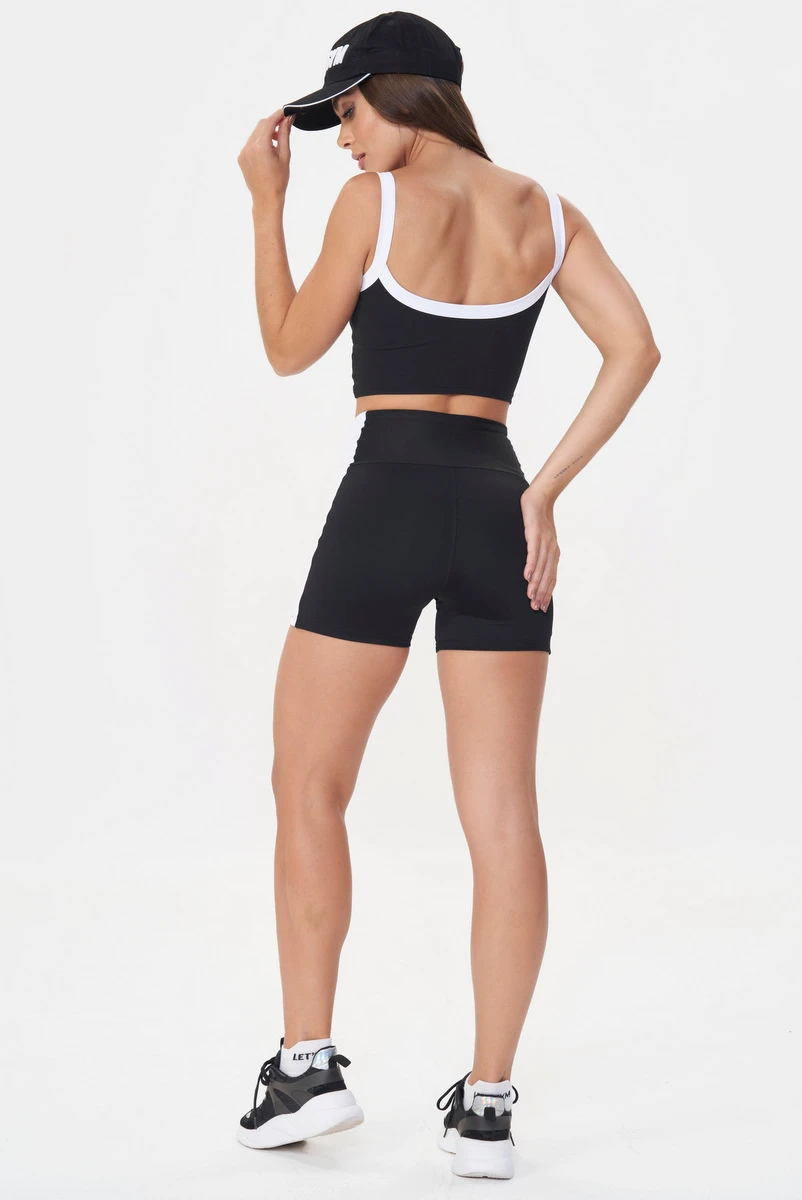 Lets Gym - Black Tunning Shorts - 2893PT