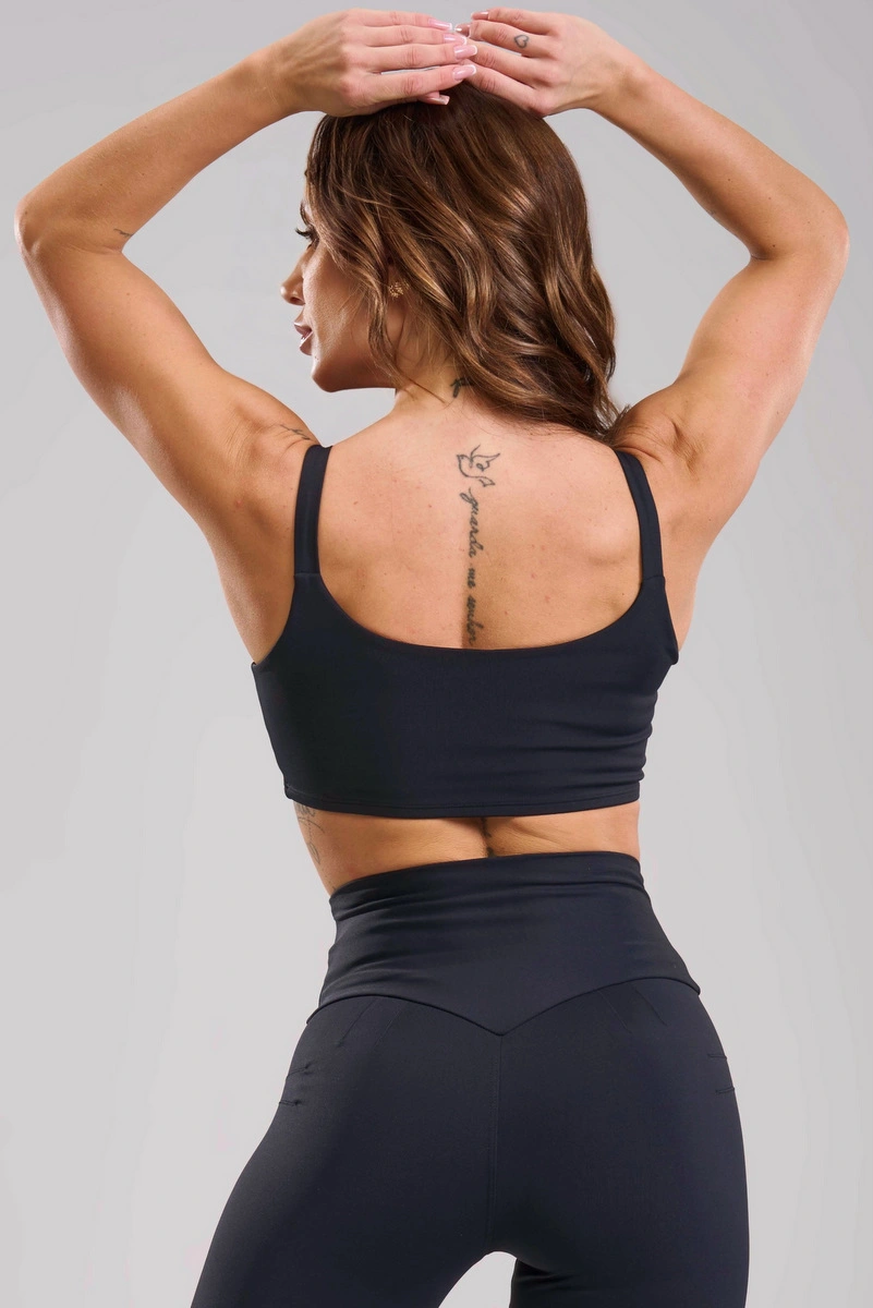 Lets Gym - Top Basic Colors Preto - 2906PT