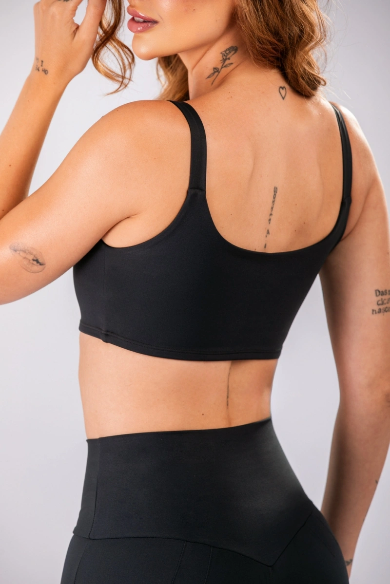 Lets Gym - Top Basic Colors Preto - 2906PT