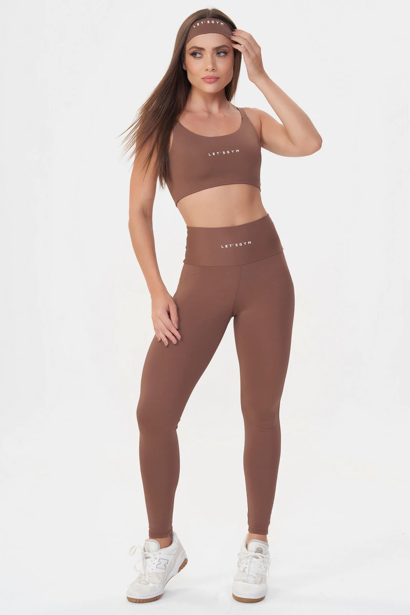 Lets Gym - Legging Basic Colors Marrom - 2907MR