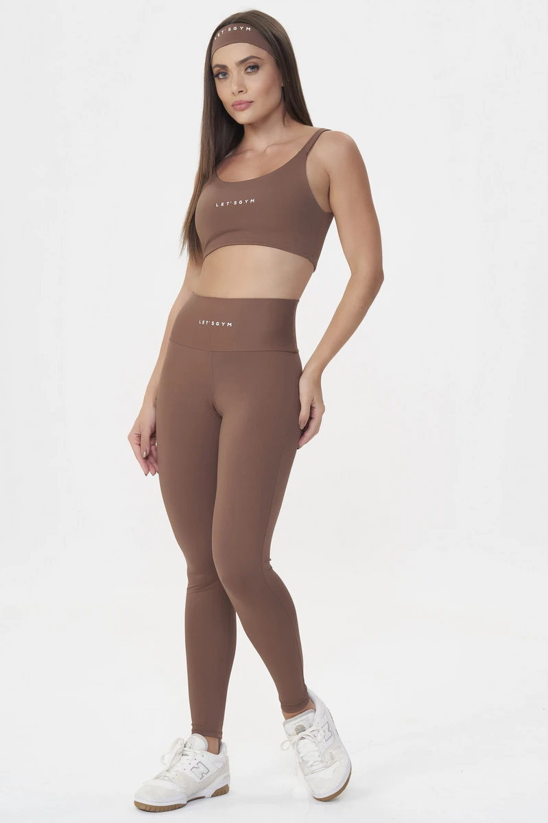 Lets Gym - Legging Basic Colors Marrom - 2907MR