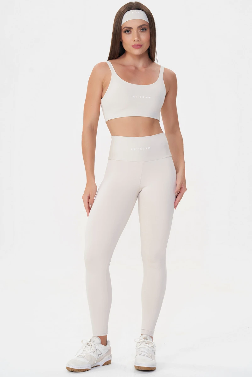 Lets Gym - Leggingss Basic Colors Off White - 2907OFW
