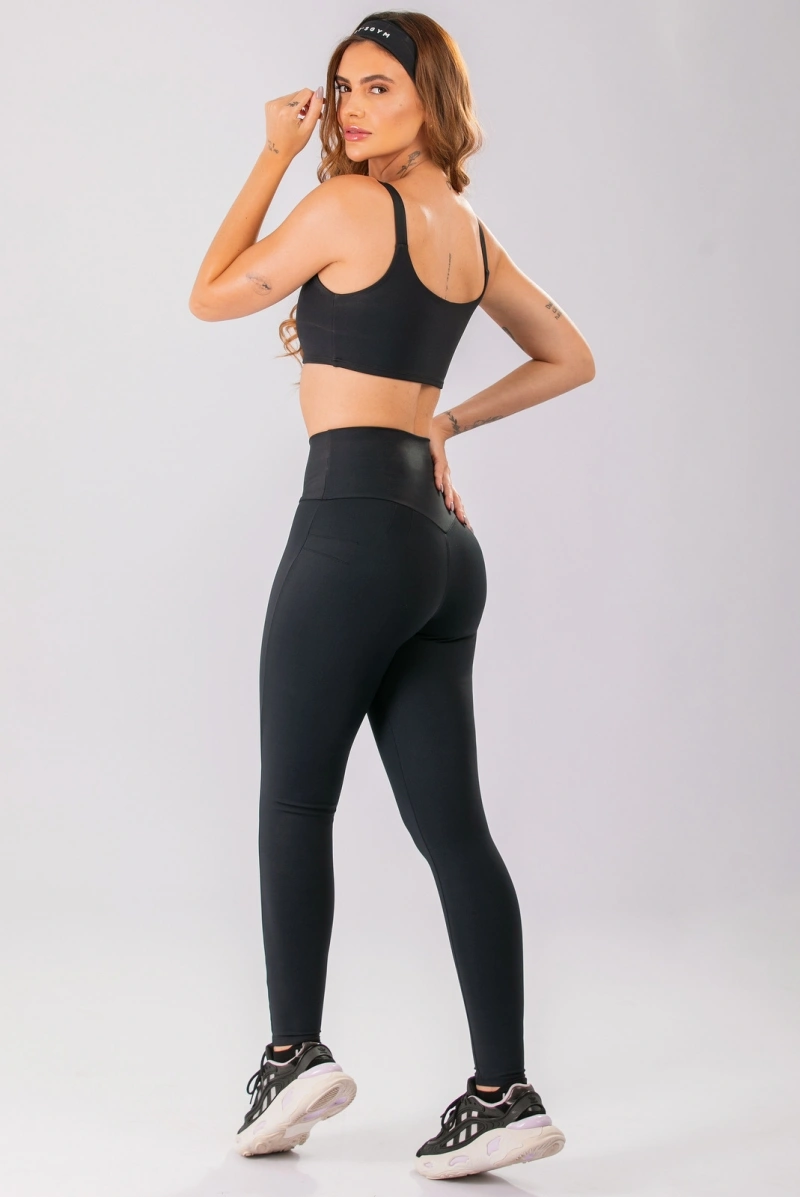 Lets Gym - Legging Basic Colors Preto - 2907PT