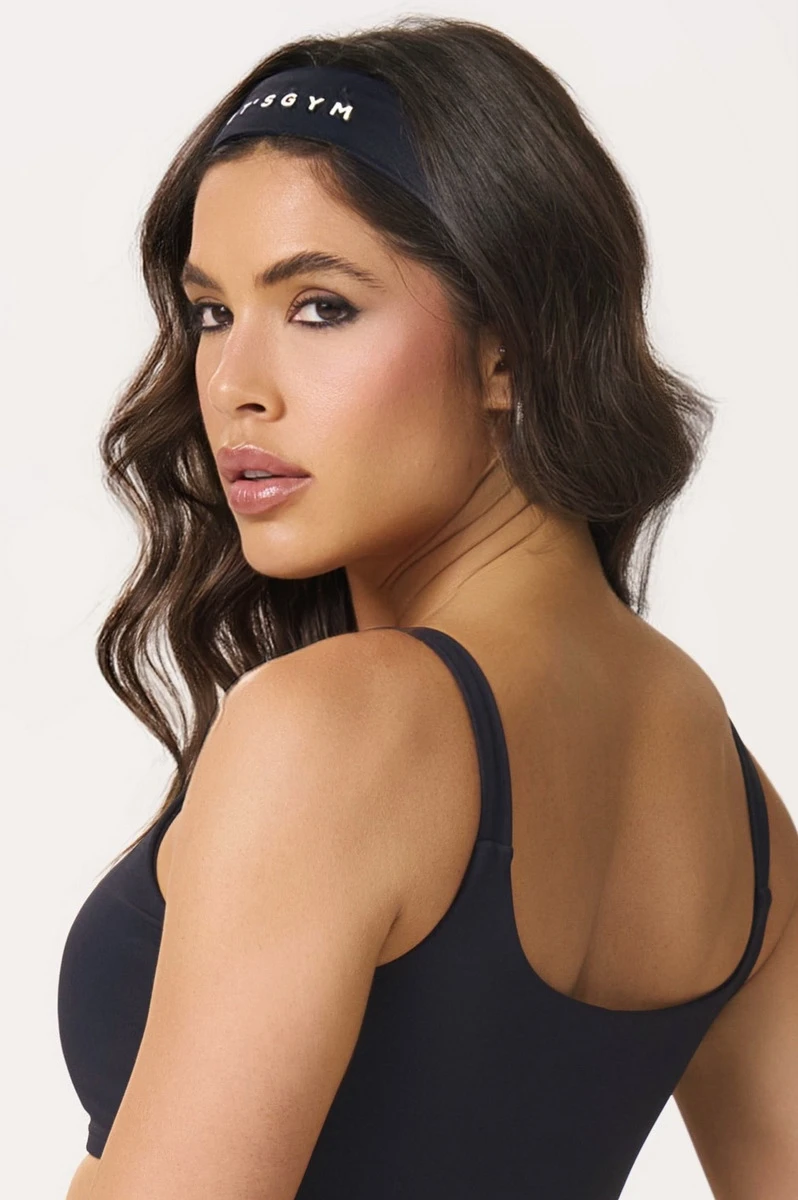 Lets Gym - Faixa De Cabelo Basic Colors Preto - 2911PT