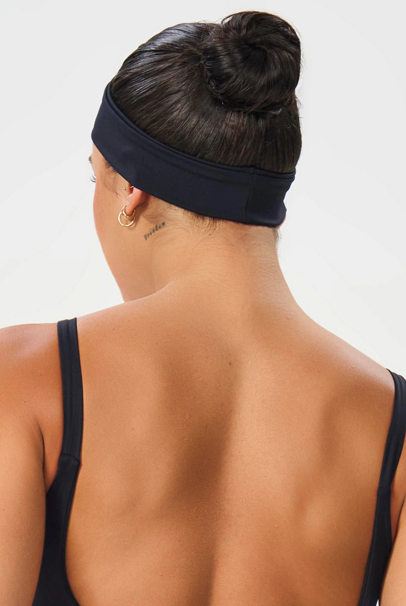 Lets Gym - Faixa De Cabelo Basic Colors Preto - 2911PT